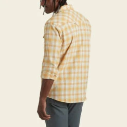 HOWLER MEN'S H Bar B Tech Longsleeve Shirt- HOME TEAM -Johnny Corral Shop S23 LS Shirts HBarB Tech Leon Plaid Home Team Back 3b4a1585 d2dc 4500 bb2e f419d3d32e70
