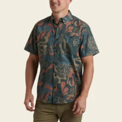 HOWLER MEN'S Mansfield Shirt- CITRON -Johnny Corral Shop S23 SS Shirts Mansfield Molecular Movements Antique Black Front 75546242 3236 480c bf03 cec29384602c