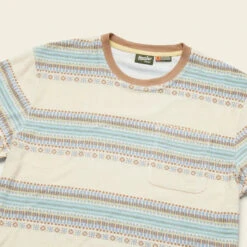 HOWLER MEN'S KUTI TEE -Johnny Corral Shop S23 Terry Tee Kuti Bone White Angle