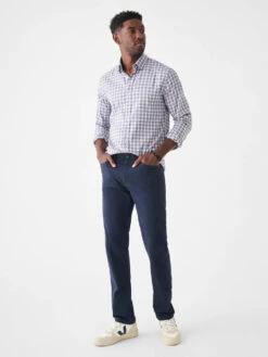 FAHERTY THE MOVEMENT PLAID SHIRT -Johnny Corral Shop SP23 faherty mens MWS2323 CHH THE MOVEMENT SHIRT CHERRY HILL PLAID B front 1 1000x 6b8a17fc f520 470b 9ca9 f2fc420ee752