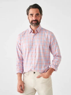 FAHERTY THE MOVEMENT PLAID SHIRT -Johnny Corral Shop SP23 faherty mens MWS2323 VPT THE MOVEMENT SHIRT VISTA POINT PLAID crop 1 1000x 411d642e c665 40af b83c 57b5c16207df