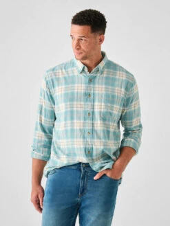FAHERTY THE ALL TIME SHIRT 13 FAHERTY THE ALL TIME SHIRT -Johnny Corral Shop SP23 faherty mens MWS2325 WPR MOVEMENT FEATHERWEIGHT TWILL WESTPORT PLAID EXTENDED crop 1 1000x 4b702339 4967 4903 988b 6a8151c11772