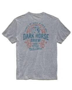 FLAG AND ANTHEM DARK HORSE BREW GRAPHIC SHORT SLEEVE TEE -Johnny Corral Shop SP23SS1147 DARK HORSE BREW SS GRAPHIC TEE GREY NAVY RED 293 1800x1800 d15e5d02 4eee 4bed b0cc c4116d93932b