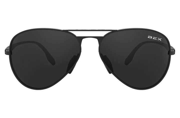 BEX WESLEY X BLACK AND GRAY SUNGLASSES