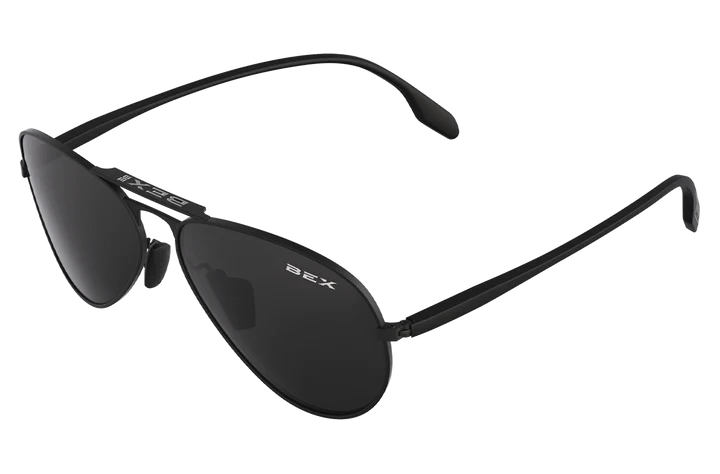 BEX WESLEY X BLACK AND GRAY SUNGLASSES - Image 2