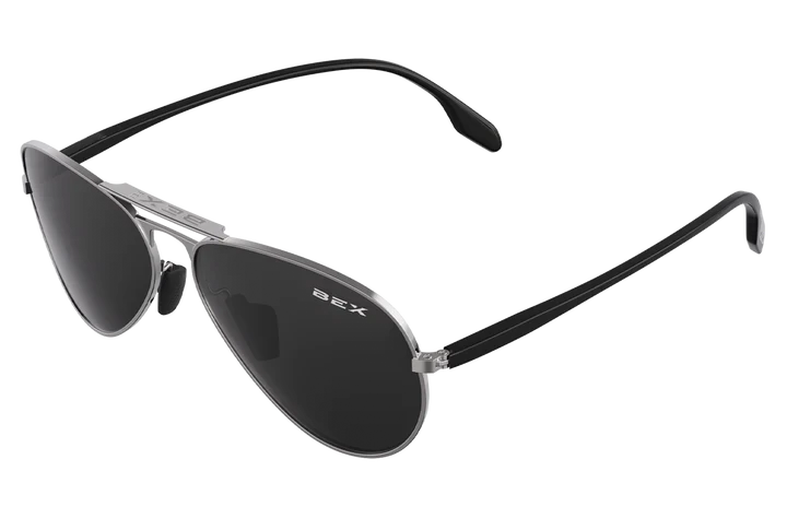 BEX WESLEY X SILVER AND GRAY SUNGLASSES - Image 2