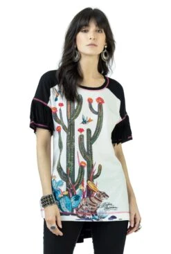 DOUBLE D RANCHWEAR CACTUS COUNTRY TEE