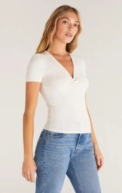 Z SUPPLY TABBY TWIST TOP- SANDSTONE -Johnny Corral Shop ZT231405 SSN SIDE 540x 685cd466 e618 41cd 85c9 faed1764084f