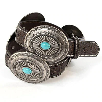 ARIAT LADIES BELT BROWN 1 ARIAT LADIES BELT BROWN
