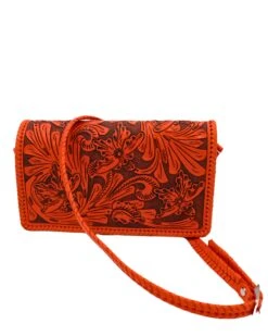 QUE CHULA PETITE GRANDE ORANGE CROSSBODY