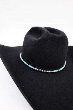 Peyote Bird Turquoise Heishi And Navajo Pearl Hat Band -Johnny Corral Shop image 870678f8 d794 4bdd acc7 70c24fc0a6c4