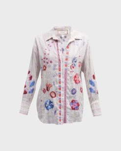 JOHNNY WAS PIPER RELAXED OVERSIZED BLOUSE -Johnny Corral Shop nm 4532483 100714 a