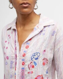 JOHNNY WAS PIPER RELAXED OVERSIZED BLOUSE -Johnny Corral Shop nm 4532483 100714 z